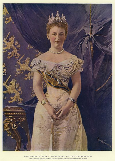 Her Majesty Queen Wilhelmina of the Netherlands by Frederic de Haenen