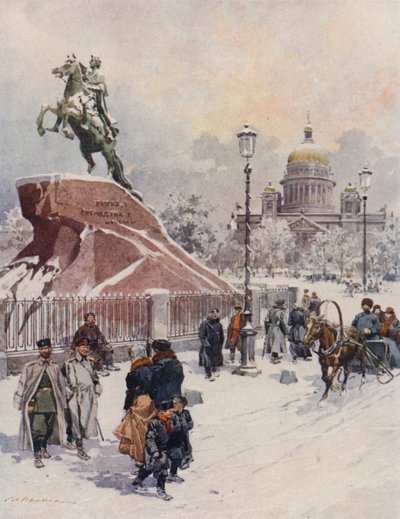 Monument of Peter I by Frederic de Haenen
