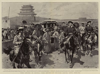 The Crisis in China, the Entry of Prince Ching into Peking by Frederic de Haenen