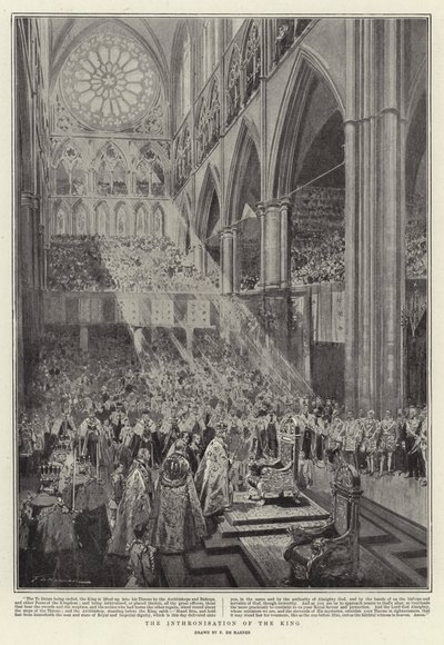 The Enthronement of the King by Frederic de Haenen