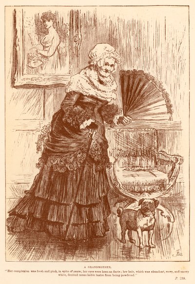 A Grandmother by Frederick Barnard
