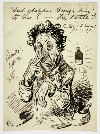 And What has Brought Him to This?-The Bottle!! by Frederick Barnard