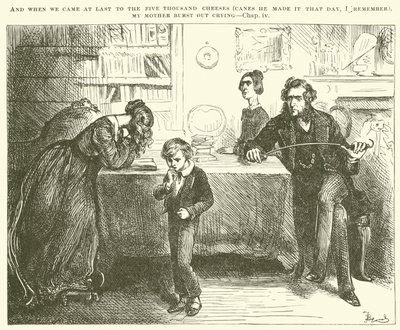 Illustration for David Copperfield by Frederick Barnard