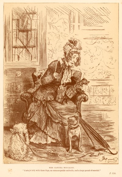 Miss Tabitha Monckton by Frederick Barnard