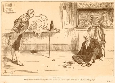 The Butler by Frederick Barnard