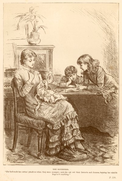The Governess by Frederick Barnard