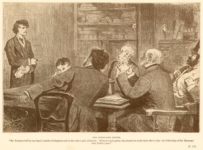 The Newspaper Editor by Frederick Barnard