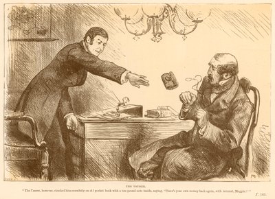 The Usurer by Frederick Barnard