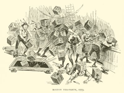 Boston Tea-Party, 1773 by Frederick Burr Opper