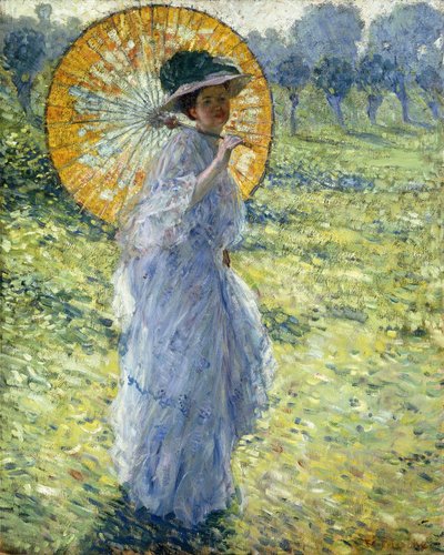 Woman with a Parasol by Frederick Carl Frieseke