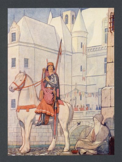 St Martin, 4th century, Festival 11 November by Frederick Cayley Robinson