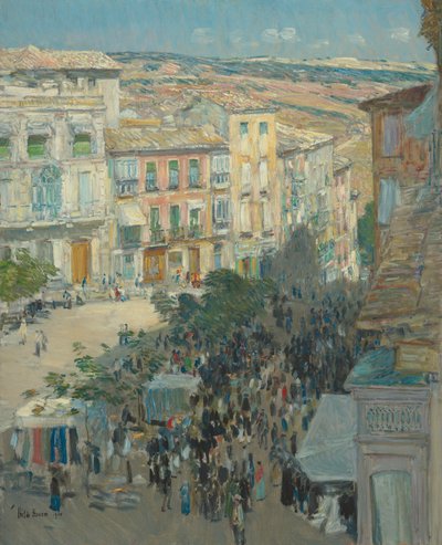 View of a Southern French City, 1910 by Frederick Childe Hassam