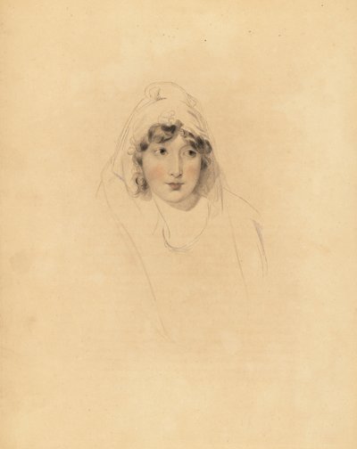 Portrait of Lady Augusta Lowther, Countess of Fane (engraved by Frederick Christian Lewis) by Frederick Christian Lewis