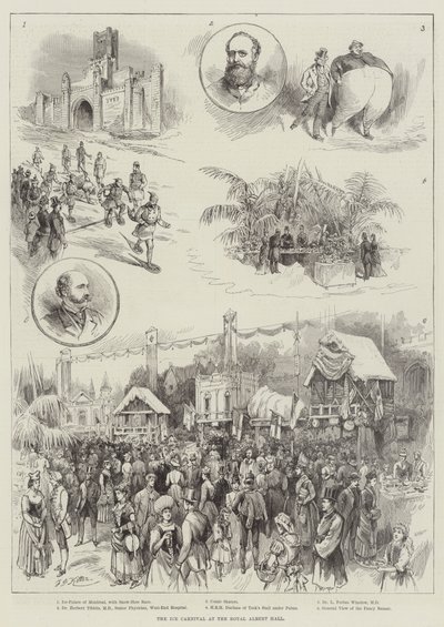 The Ice Carnival at the Royal Albert Hall by Frederick George Kitton