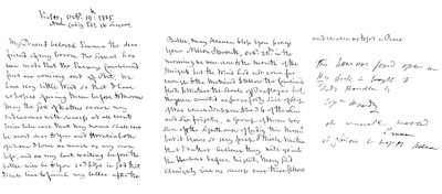 Letter by Admiral Lord Nelson to Lady Hamilton by Frederick George Netherclift