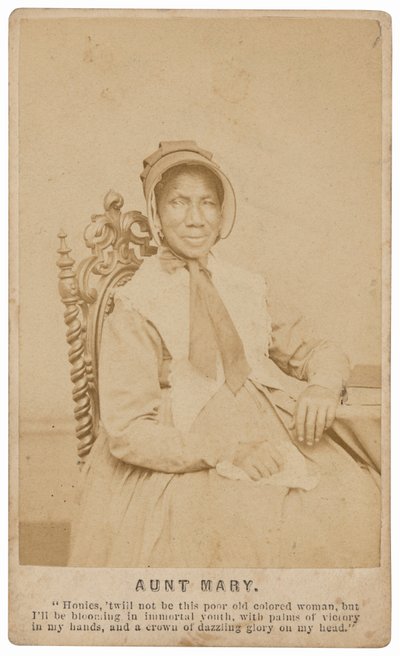 Aunt Mary Dines, c. 1865 by Frederick Gutekunst