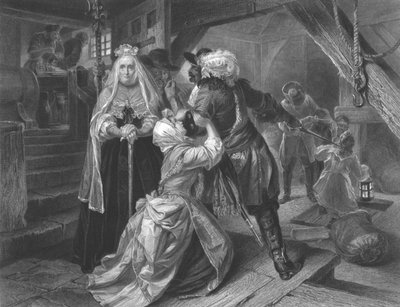 Arrest of Alice Lisle for sheltering fugitives from the Battle of Sedgemoor, 1685 by Frederick Heath