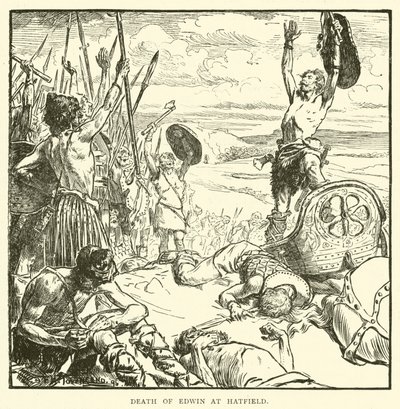 Death of Edwin at Hatfield by Frederick Henry Townsend