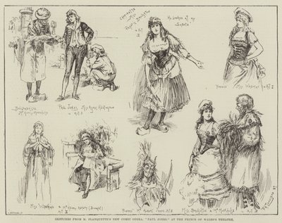 Sketches from M Planquette