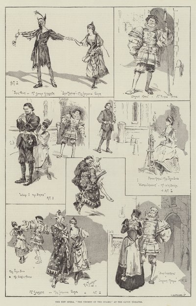 The New Opera, The Yeomen of the Guard, at the Savoy Theatre by Frederick Henry Townsend