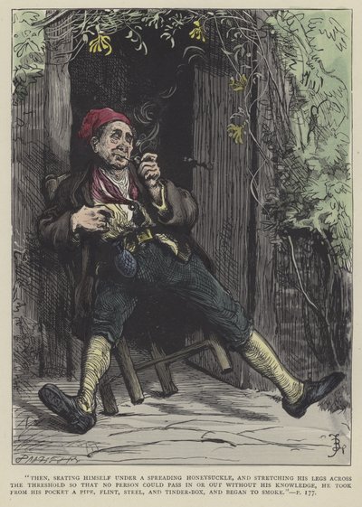 Illustration for Barnaby Rudge by Frederick L. Bernard