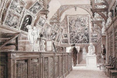 Interior of the Old Perse School, with a selection of Lord Fitzwilliam