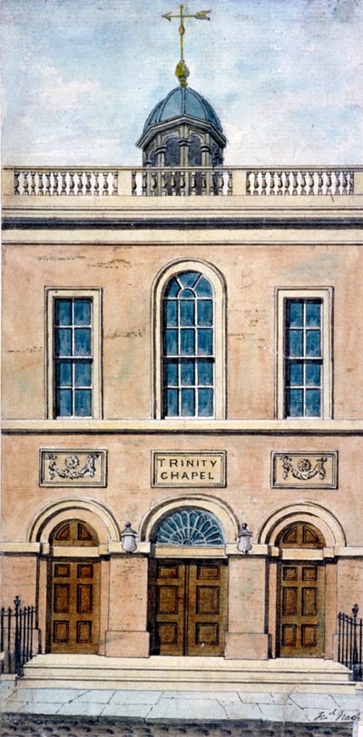 Trinity Chapel, Conduit Street, Westminster, London, 1801 by Frederick Nash