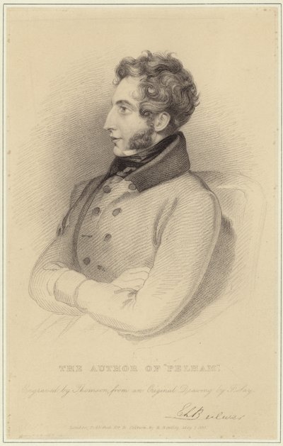 Portrait of Edward Bulwer-Lytton, Baron Lytton by Frederick Richard Say