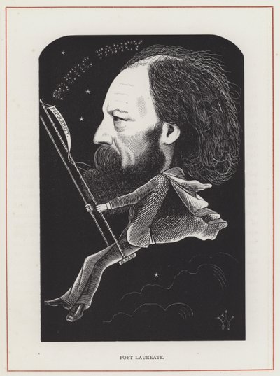 Alfred Tennyson by Frederick Waddy