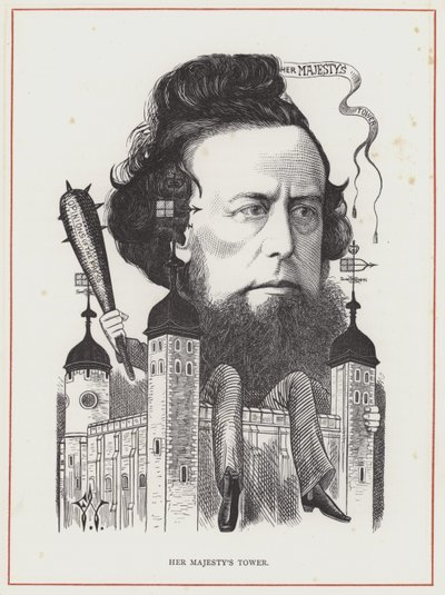 William Hepworth Dixon by Frederick Waddy