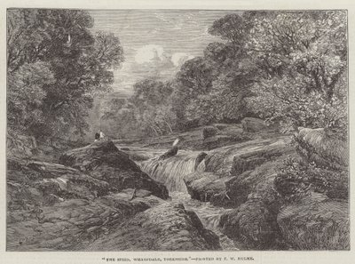 The Strid, Wharfdale, Yorkshire by Frederick William Hulme
