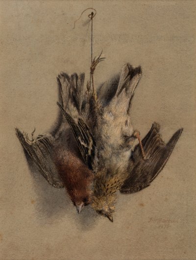 Still Life, Larks by Frederick William Jackson
