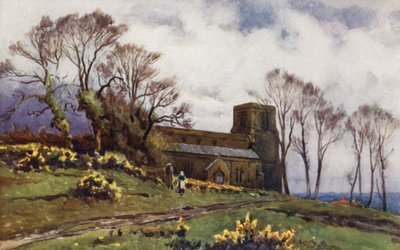 Burton Dassett Church by Frederick William Newton Whitehead