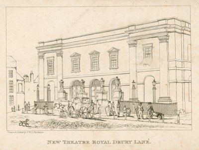 New Theatre Royal, Drury Lane, London by Frederick Wilton Litchfield Stockdale
