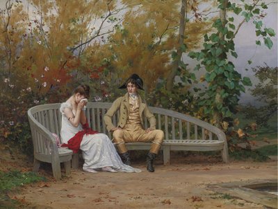 A Poignant Parting by Frederik Hendrik Kaemmerer