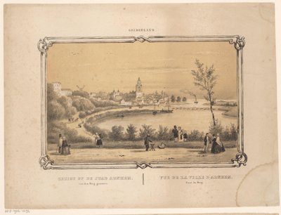 View of Arnhem (Gelderland) by Frederik Lodewijk Huygens
