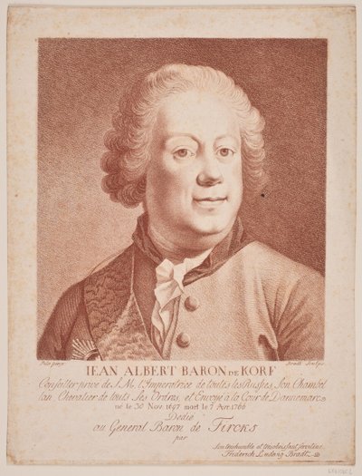 Russian Envoy Baron Korf by Frederik Ludvig  Bradt