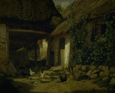 The Interior of a Farmhouse by Frederik Vermehren