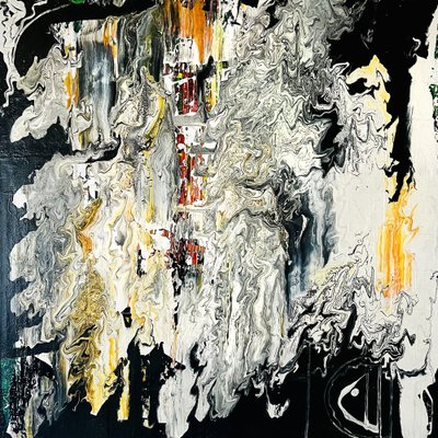 Abstract Gold Flow by Fredrik Olsen