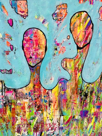 Vibrant Abstract Figures by Fredrik Olsen