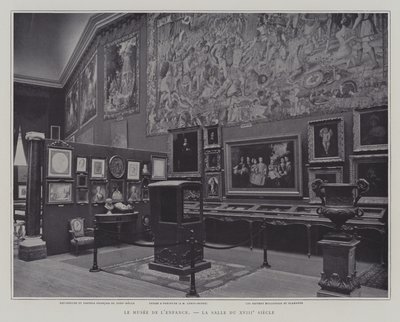 18th Century room in the Museum of Childhood in the Petit Palais, Paris by French Photographer