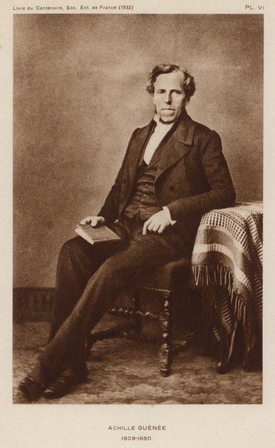 Achille Guenee, French entomologist by French Photographer