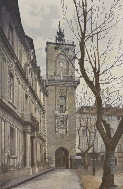 Aix, Town Hall and Belfry by French Photographer