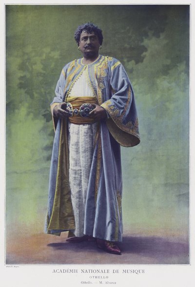 Albert Alvarez in the title role in Othello by French Photographer