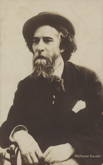 Alphonse Daudet (1840-1897), French novelist by French Photographer