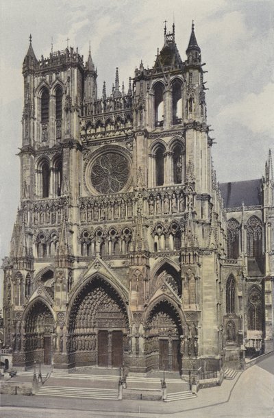 Amiens, Cathedral Facade by French Photographer