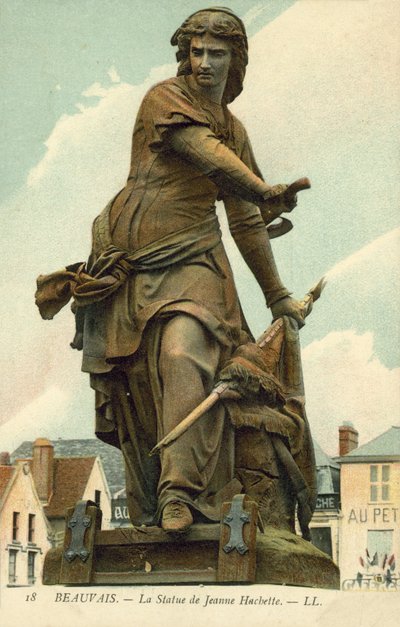 Beauvais, statue of Jeanne Hachette by French Photographer