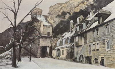 Besancon, Taillee Gate, View Taken from the City Side by French Photographer