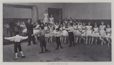 Boys in a ballet class by French Photographer
