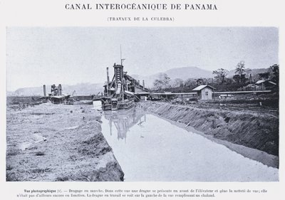 Canal Interoceanique De Panama, Travaux De La Culebra by French Photographer